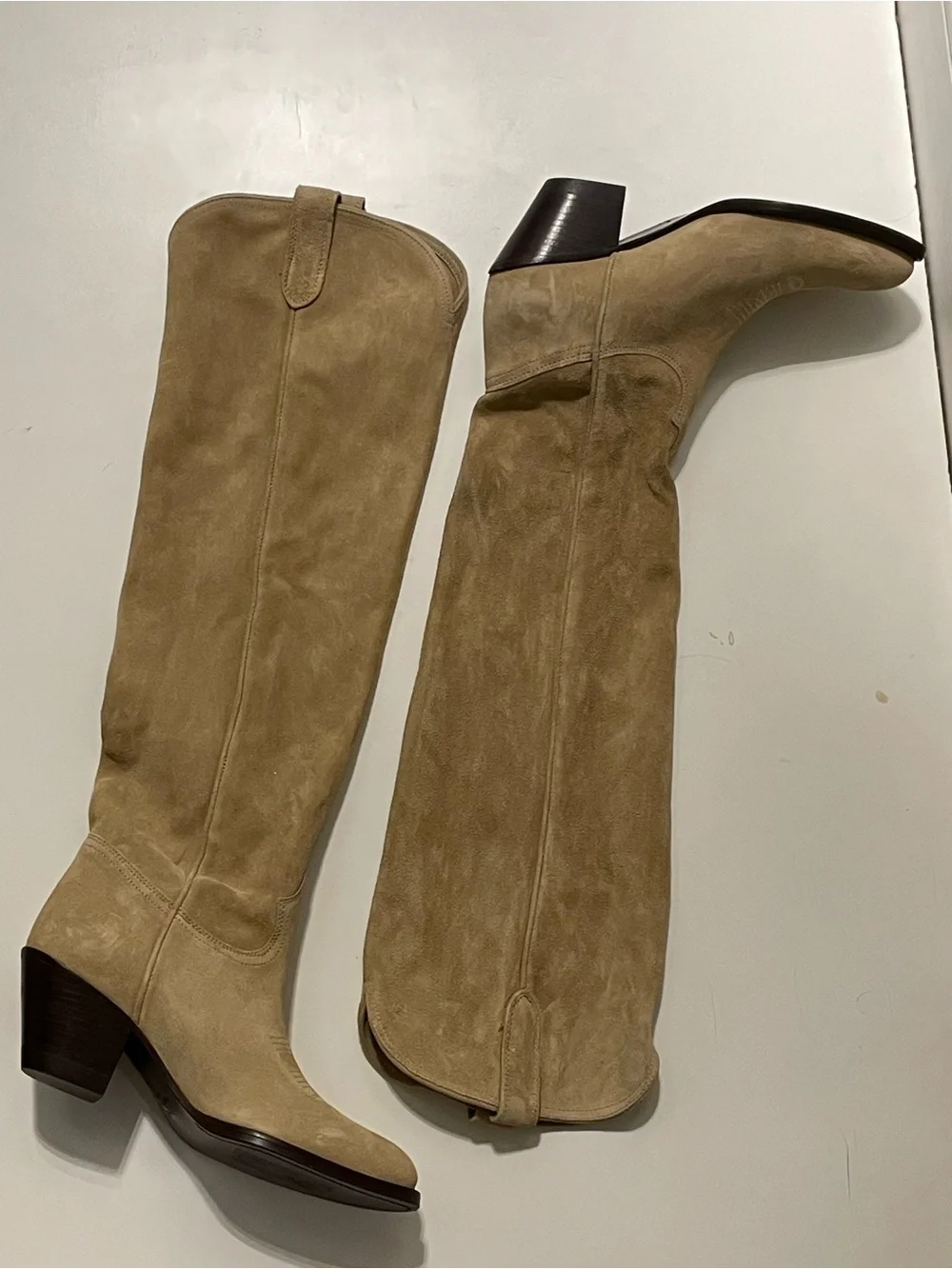 POLO By RALPH LAUREN Suede Tall Western Boot